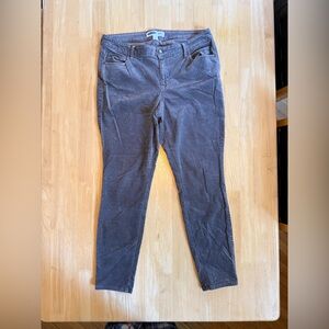 Old Navy Gray Velvet Pants